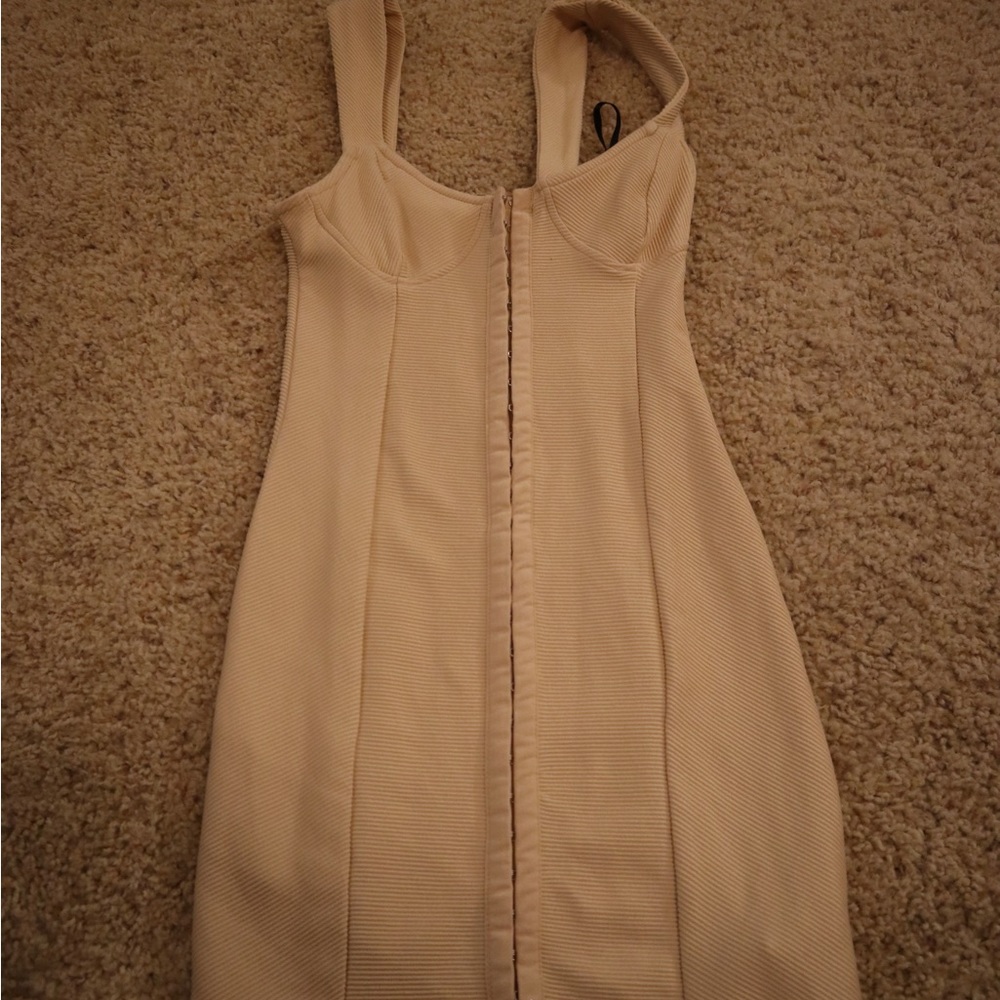 Forever 21 Nude bodycon dress